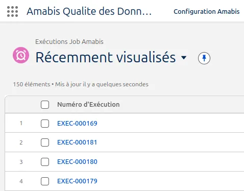 Présentation du composant LWC Gestion des Batchs