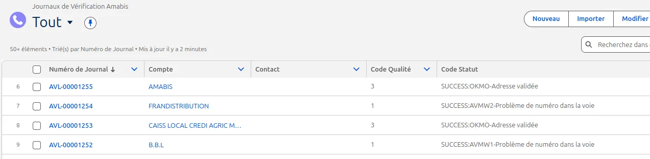 Présentation du composant de log