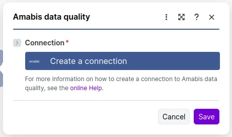 Création de la connexion
