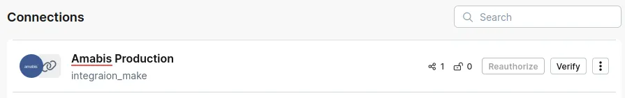 Gestion des connexions
