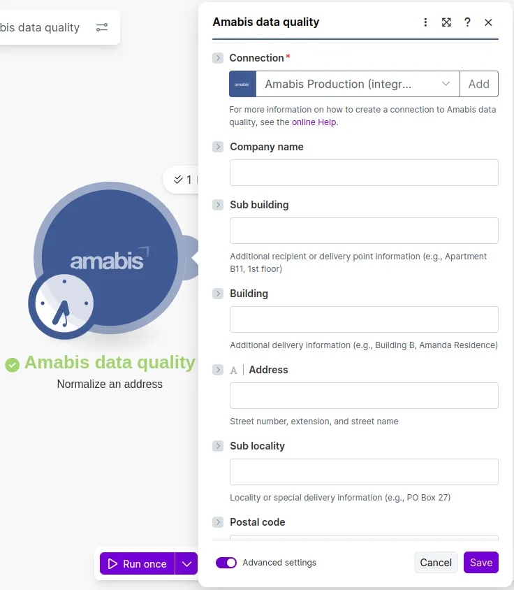 Présentation du module de normalisation d'adresse postale